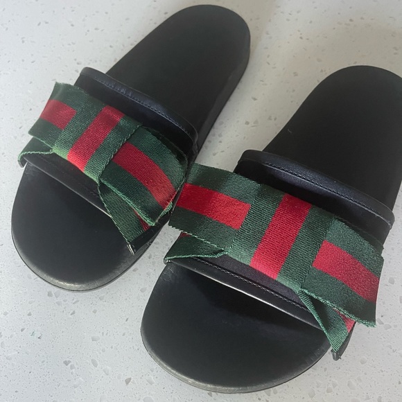 Gucci Shoes Gucci Slides With Bow Classic Poshmark